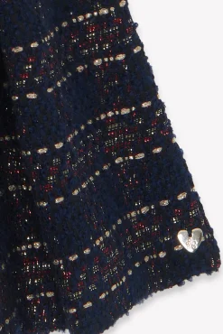 Robe Marine col claudine