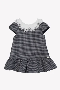 Robe Marine vichy irisé