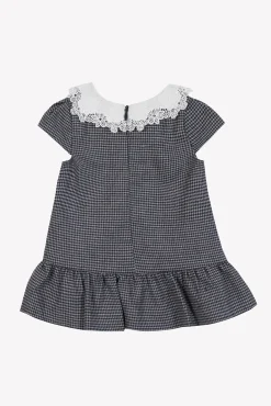 Robe Marine vichy irisé