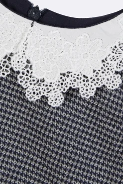 Robe Marine vichy irisé