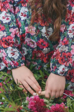 Robe Magenta tissu liberty