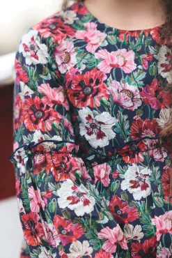 Robe Magenta tissu liberty