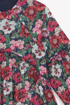 Robe Magenta tissu liberty