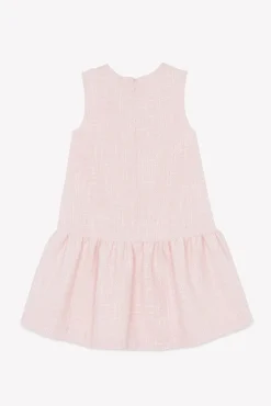 Robe Rose poudré en tweed