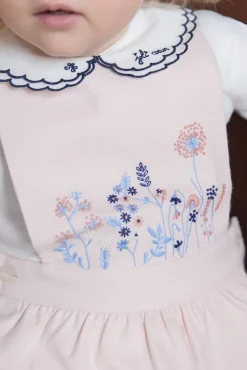 Robe Rose pâle à bretelles croisées