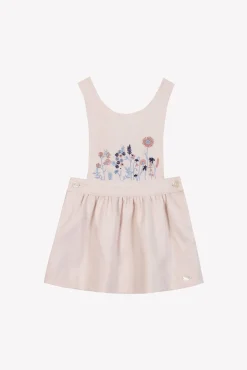 Robe Rose pâle à bretelles croisées