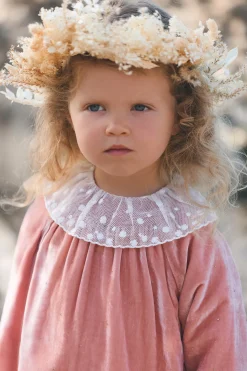 Robe Rose poudré en velours