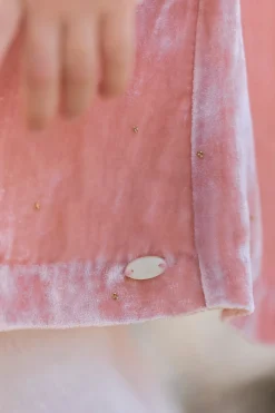 Robe Rose poudré en velours