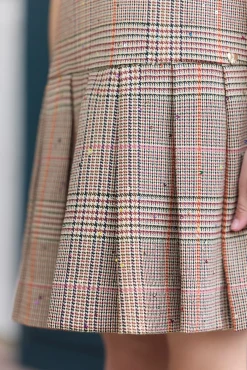 Robe Sable à carreaux