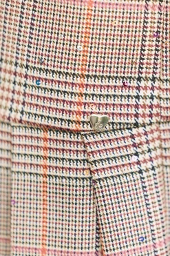 Robe Sable à carreaux