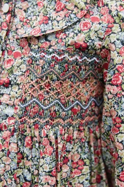 Robe Tissu liberty manche smock