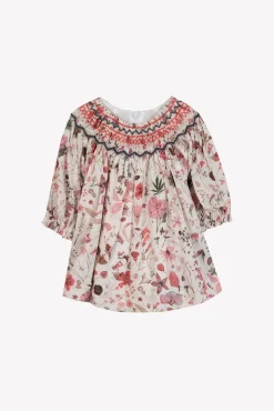 Robe Tissu liberty smocké