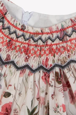 Robe Tissu liberty smocké