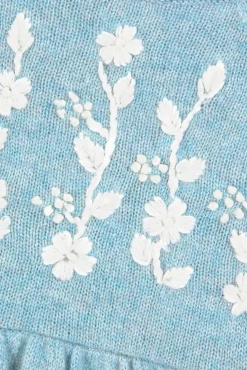 Robe Vert d'eau en maille