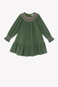 Robe Vert de gris velours