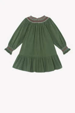 Robe Vert de gris velours