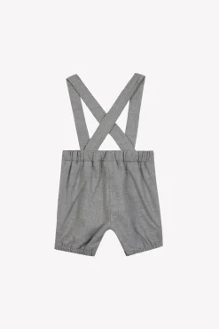 Salopette Gris chiné à boutons