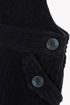 Salopette longue Marine en velours