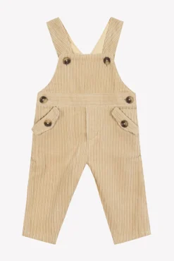 Salopette longue Beige en velours