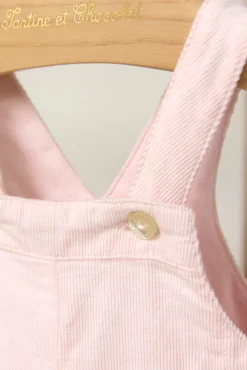 Salopette longue Rose pâle