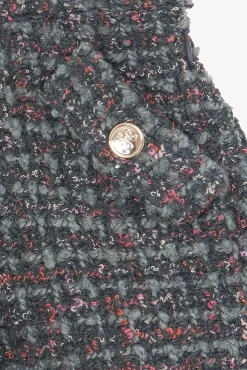 Short Gris foncé tweed