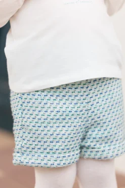 Short Emeraude tweed