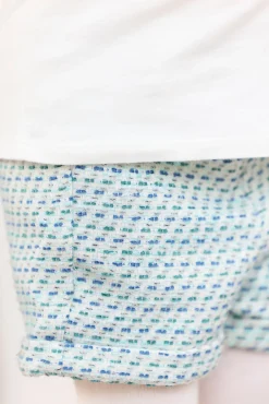 Short Emeraude tweed