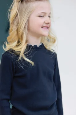 Sous-pull Marine col cheminé