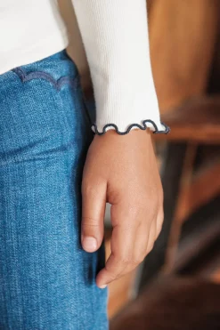 Sous-pull Ecru col cheminé