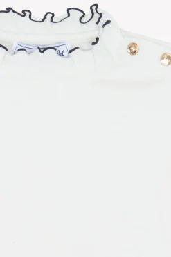 Sous-pull Ecru col cheminé