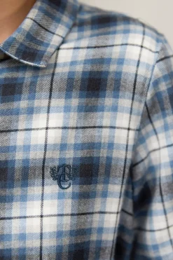 Surchemise Gris moyen flanelle