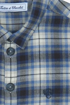 Surchemise Gris moyen flanelle