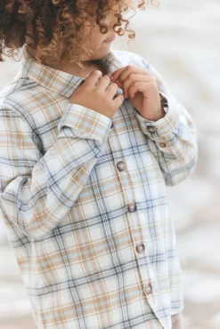 Surchemise Ecru carreaux