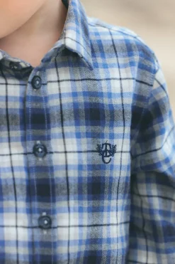 Surchemise Gris moyen flanelle