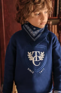 Sweat Marine écusson TC