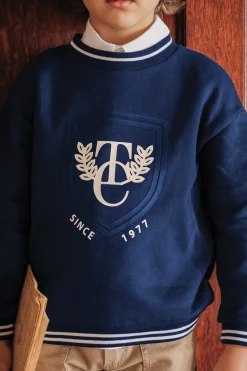 Sweat Marine écusson TC