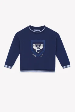 Sweat Marine écusson TC