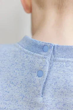 Sweat Bleu grisé illustration robot