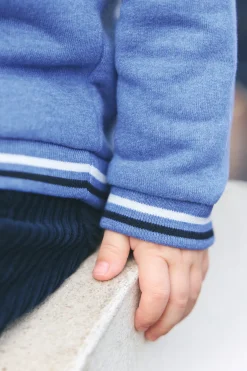 Sweat Bleu électrique play