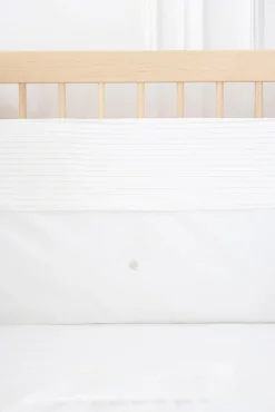 Tour de lit Monogramme blanc