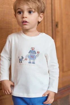 T-shirt Rouille illustration petit robot