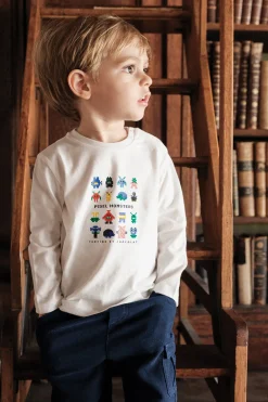 T-shirt Bleu électrique illustration game on