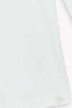 T-shirt Ecru volanté