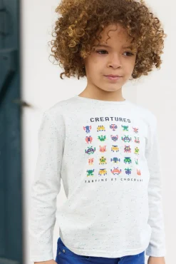 T-shirt Bleu électrique illustration créatures