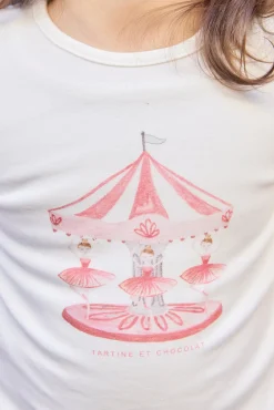 T-shirt Praline illustration manège