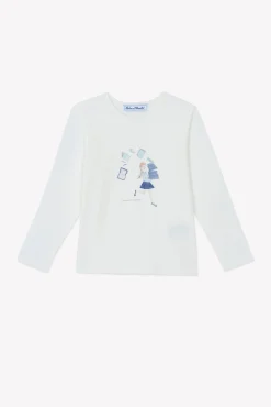 T-shirt Ecru illustration back to school