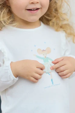 T-shirt Ecru illustration jardin d'hiver