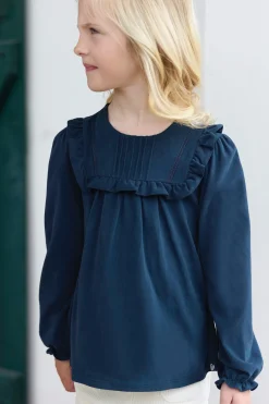 T-shirt Marine volanté