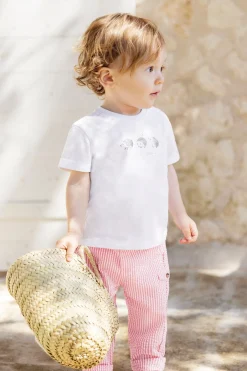 T-shirt Blanc illustration hérissons