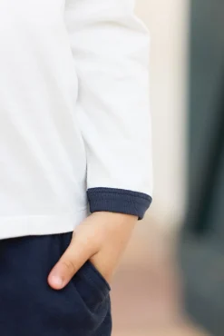 T-shirt Ecru écusson TC